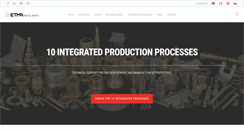Desktop Screenshot of etmametalparts.com