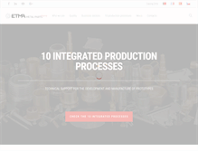 Tablet Screenshot of etmametalparts.com